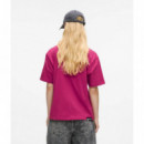 Klj Reg Ss Essential Tee Very Berry  KARL LAGERFELD