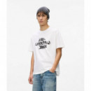 Klj Reg Ss Graffiti Tee Black  KARL LAGERFELD