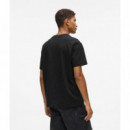 Klj Reg Ss K Logo Tee Black  KARL LAGERFELD