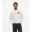 Klj Reg Monogram Sweat White  KARL LAGERFELD