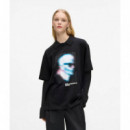 Klj Reg Graffiti Logo Black  KARL LAGERFELD