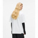 Klj Relaxed Ss Karl Tee White  KARL LAGERFELD