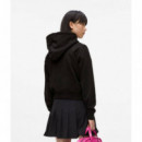 Klj Reg Graffiti Hoodie Black  KARL LAGERFELD