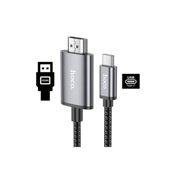 HOCO Cable HDMI a Tipo C 2MTRS 4K UA27