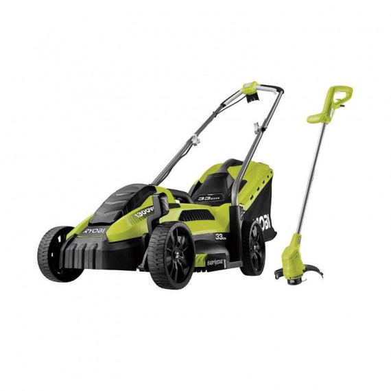 Cortacésped + Cortabordes 1300W RYOBI