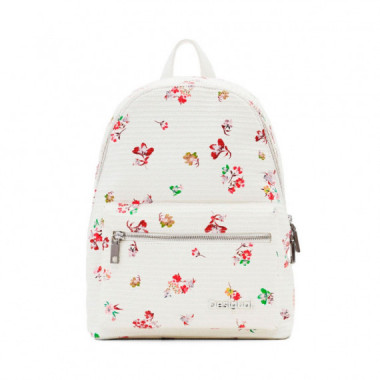Mochila S Textura Flores  DESIGUAL