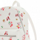 Mochila S Textura Flores  DESIGUAL
