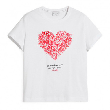 Camiseta manga corta coraz&oacute;n