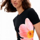 Vestido Largo Flores  DESIGUAL