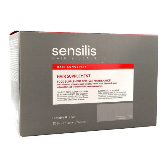 SENSILIS Hair Longevity 30 Sobres 25 Ml Sabor Frutas del Bosque