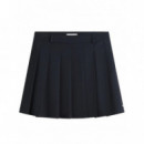 TOMMY HILFIGER - Timeless Wool Pleated Mini Skirt - C1G - F|WW0WW49393/C1G