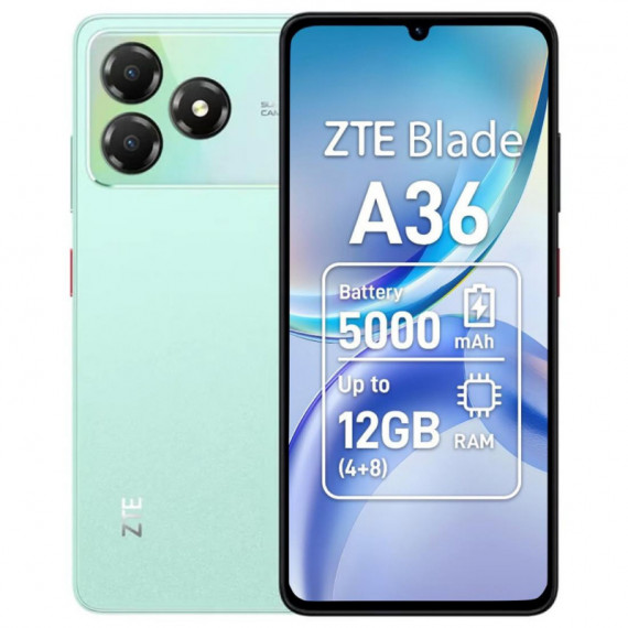 ZTE Blade A36 4+8GB 64GB Aqua Green
