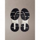 Hike Runner Lace Up Mesh Mix Met Silver/  CALVIN KLEIN