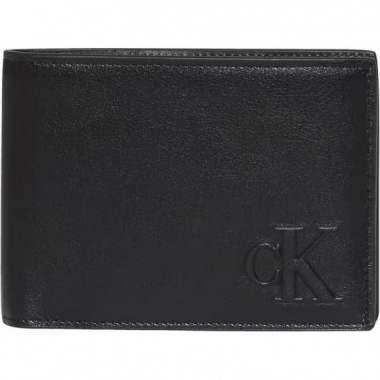 Bold Ck Trifold Black  CALVIN KLEIN