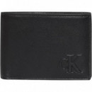 Bold Ck Trifold Black  CALVIN KLEIN