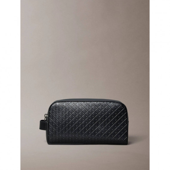 Embossed Emblem Washbag Black  CALVIN KLEIN
