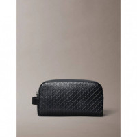 Embossed Emblem Washbag Black  CALVIN KLEIN