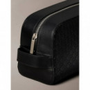 Embossed Emblem Washbag Black  CALVIN KLEIN