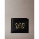 Graphic Billfold W/ Coin Black  CALVIN KLEIN