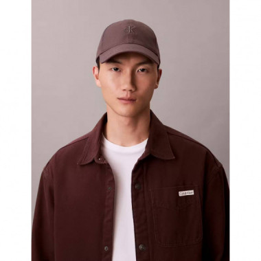 DENIM EMBLEM BURNOUT W PATCH CAP CHARCOA