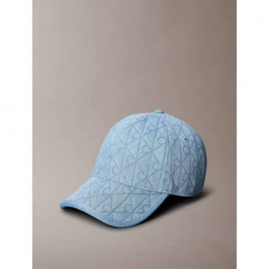 DENIM EMBLEM BURNOUT W PATCH CAP VINTAGE