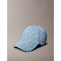 Denim Emblem Burnout W Patch Cap Vintage  CALVIN KLEIN