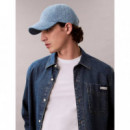 Denim Emblem Burnout W Patch Cap Vintage  CALVIN KLEIN