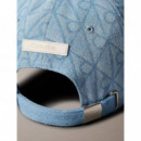 Denim Emblem Burnout W Patch Cap Vintage  CALVIN KLEIN