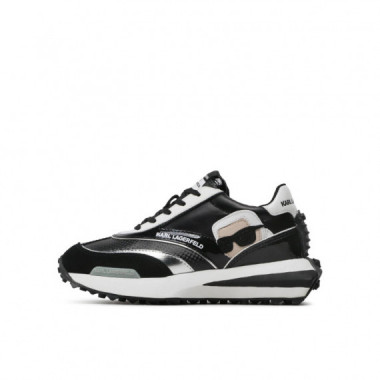 Zone Karl Nft lo Lace Black Lthr & Suede  KARL LAGERFELD