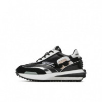 Zone Karl Nft lo Lace Black Lthr & Suede  KARL LAGERFELD