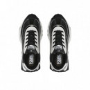 Zone Karl Nft lo Lace Black Lthr & Suede  KARL LAGERFELD