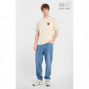 Camisetas Hombre Camiseta LOREAK MENDIAN Txikito Natural