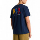 Camisetas Hombre Camiseta THE NORTH FACE Celebration Relaxed Summit Navy