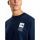 Camisetas Hombre Camiseta THE NORTH FACE Celebration Relaxed Summit Navy