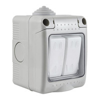 Interruptor/conmutador Estanco Doble PAMACON