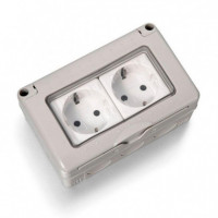 Enchufe Estanco 2 Tomas PAMACON