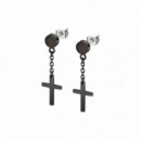 LOTUS STYLE Pendientes LS2175-4/2