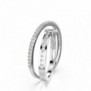 SWAROVSKI Anillo Hyperbola 5691230