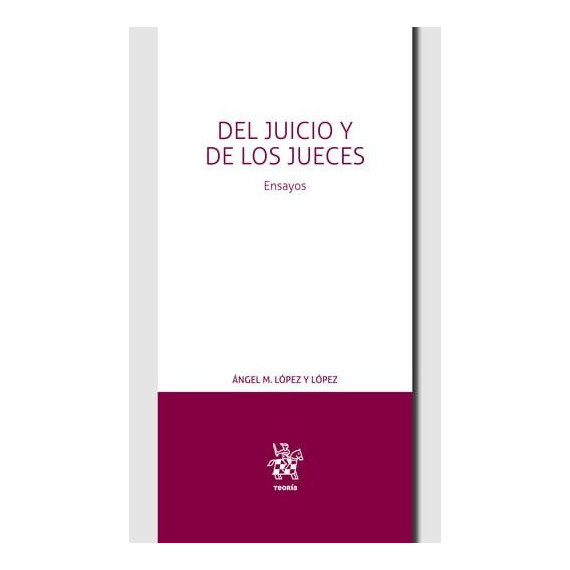del Juicio y de los Jueces. Ensayos   2024