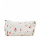 Bolso M Textura Flores  DESIGUAL