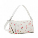 Bolso M Textura Flores  DESIGUAL
