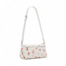Bolso M Textura Flores  DESIGUAL