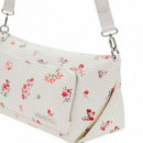 Bolso M Textura Flores  DESIGUAL