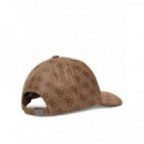 Warsaw Scarf Jacquar Beige/brown  GUESS