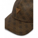 Warsaw Scarf Jacquar Coffee  GUESS