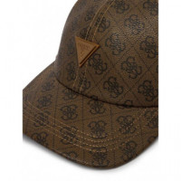 Warsaw Scarf Jacquar Coffee  GUESS