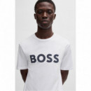 BOSS Camiseta Blanca 50481923-100