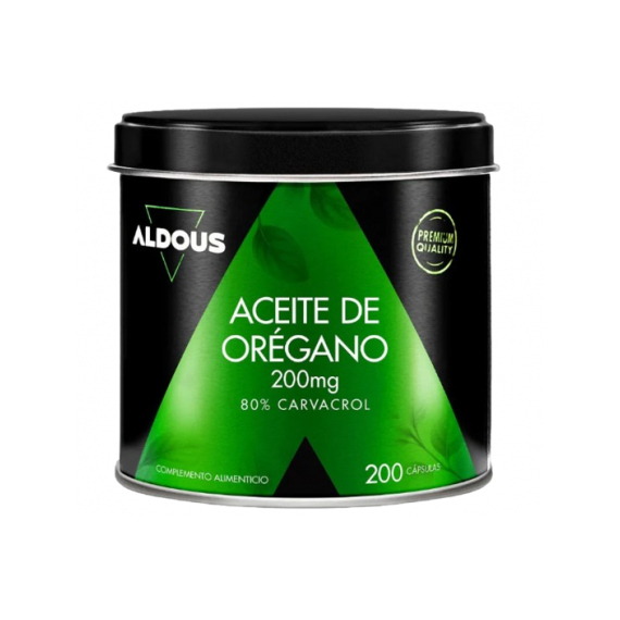 Aldous Aceite de Oregano 200MG  200 Capsulas  ALDOUS BIO