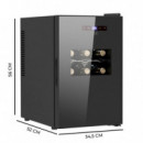 Vinoteca Bolero Grandsommelier 1550 Coolcrystal  CECOTEC