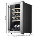 Vinoteca Grandsommelier 1550 Inox Compressor  CECOTEC